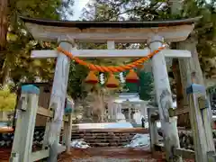 白川八幡神社の鳥居