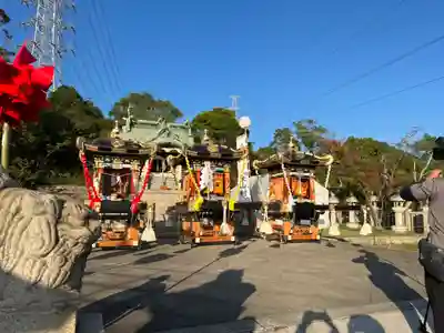松原八幡神社　御旅所のお祭り