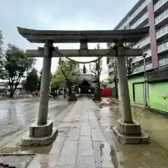 矢口氷川神社の鳥居