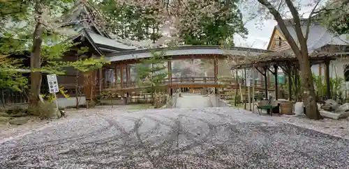 寒河江八幡宮の庭園