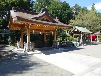 亀ケ池八幡宮の手水舎