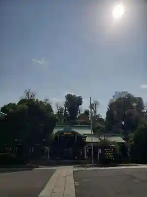 白金氷川神社の本殿・本堂