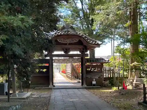 朝日森天満宮の山門・神門