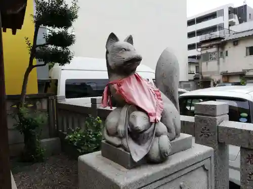櫻株稲荷神社(水戸屋稲荷)の狛犬