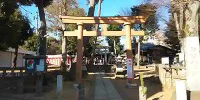 駒留八幡神社の鳥居