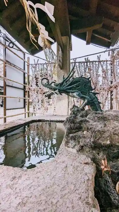 菊田神社の手水舎