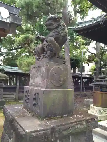 荏原神社の狛犬