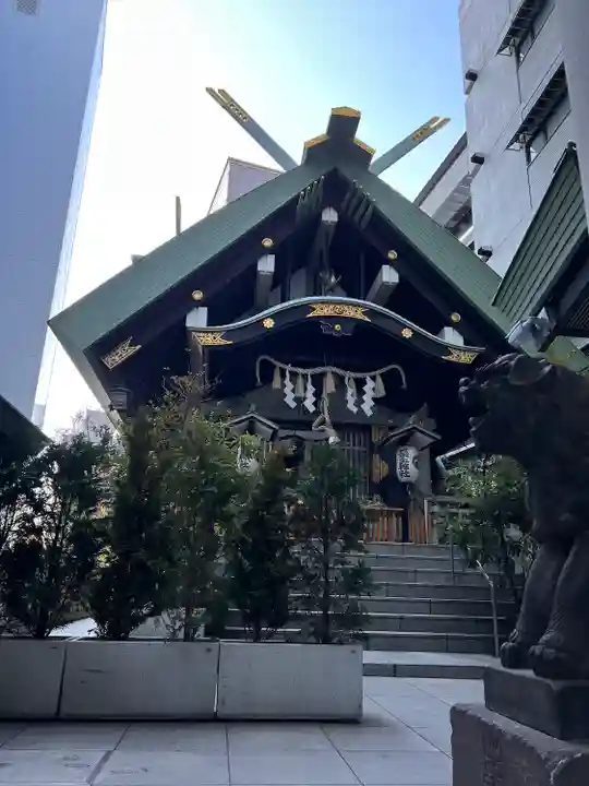 築土神社の本殿・本堂