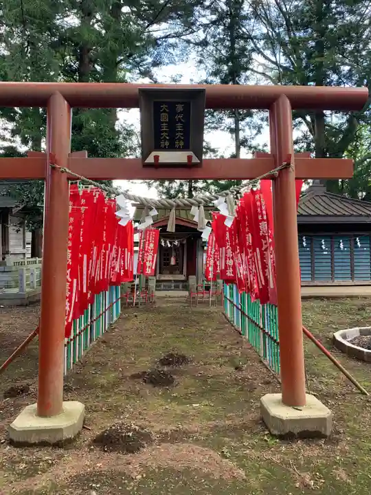 冨士淺間神社(富士吉田市向原)の末社・摂社