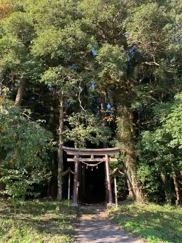 白山神社の鳥居