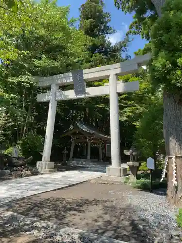 富士山東口本宮 冨士浅間神社の鳥居