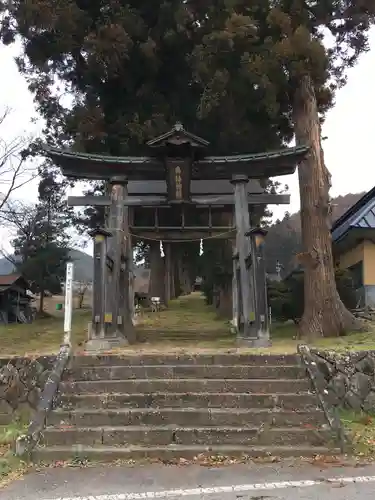 高杜神社の鳥居