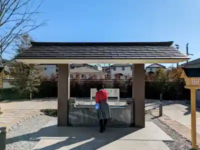 千葉縣護國神社の手水舎