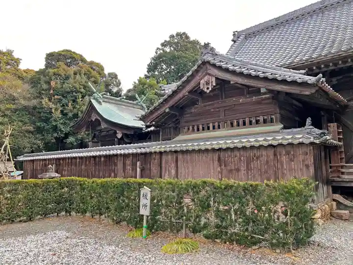 曽許乃御立神社の本殿・本堂