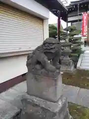 木曽根氷川神社の狛犬