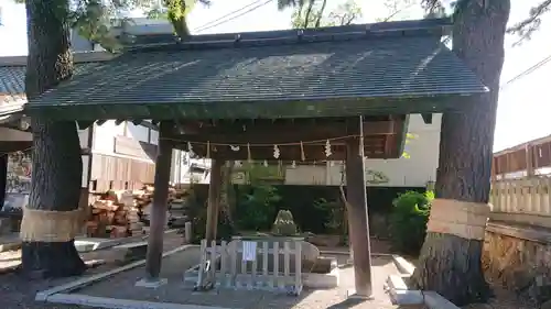 安久美神戸神明社の手水舎