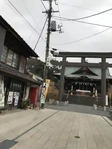 板倉雷電神社の鳥居