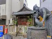 秋葉神社(湊町)の像