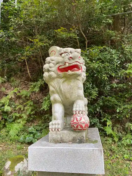 倭文神社の狛犬