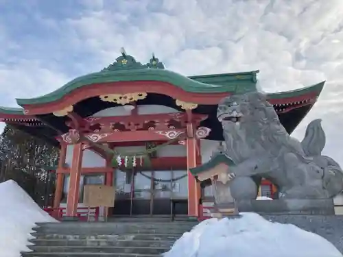 栗山天満宮の狛犬