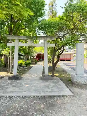 北野天神(仲六郷北野神社)の鳥居
