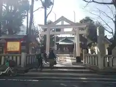 お三の宮日枝神社の鳥居
