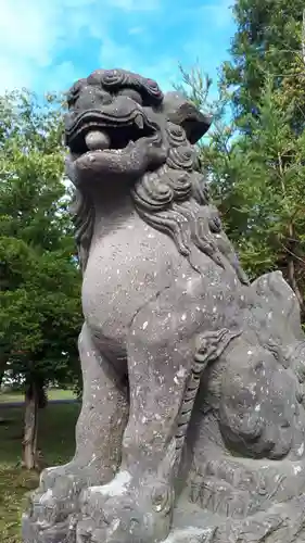 新十津川神社の狛犬