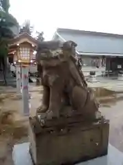 高靇神社の狛犬