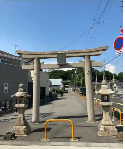 金ケ崎神社の鳥居