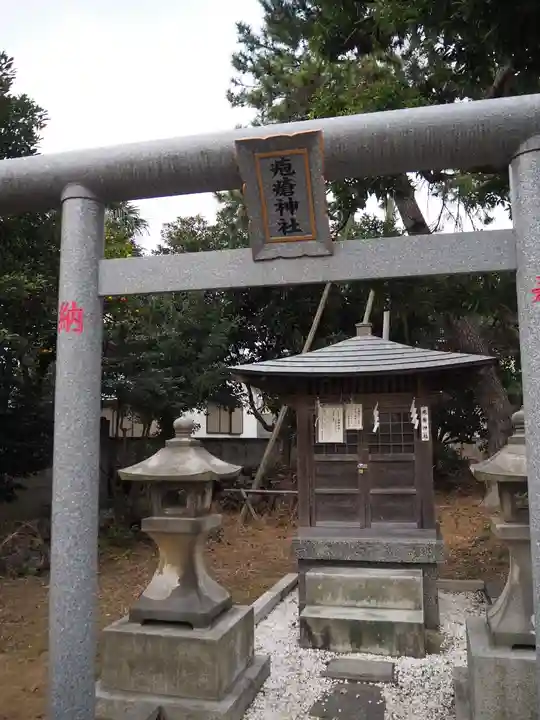 西小松川天祖神社の鳥居