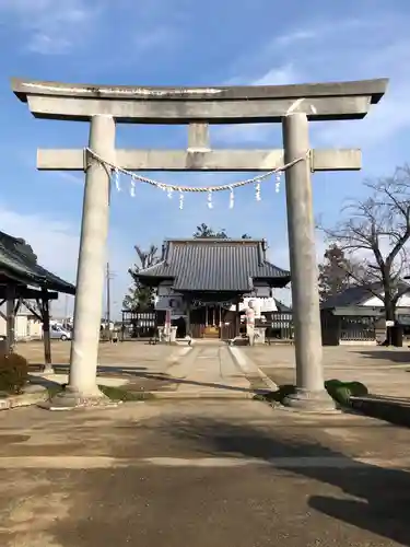 氷川八幡神社の鳥居