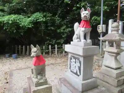 鵜森神社の狛犬