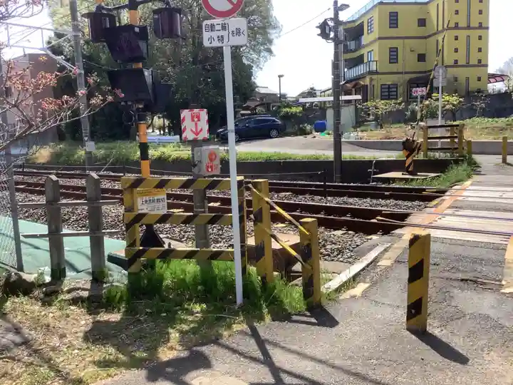 上地八幡宮の周辺