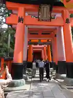 伏見稲荷大社 奥社奉拝所の鳥居