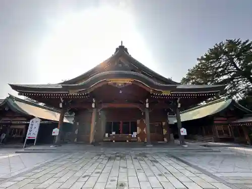 新潟縣護國神社の本殿・本堂