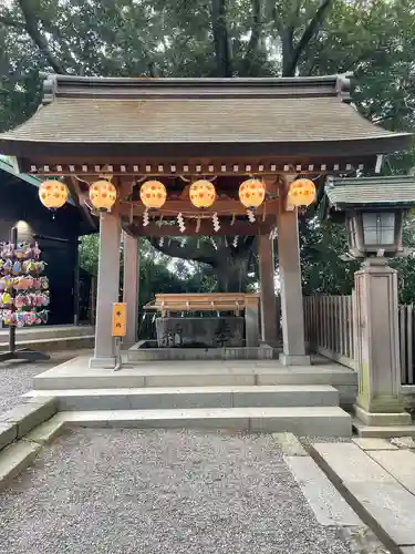 検見川神社の手水舎