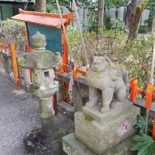 駒止稲荷神社の狛犬