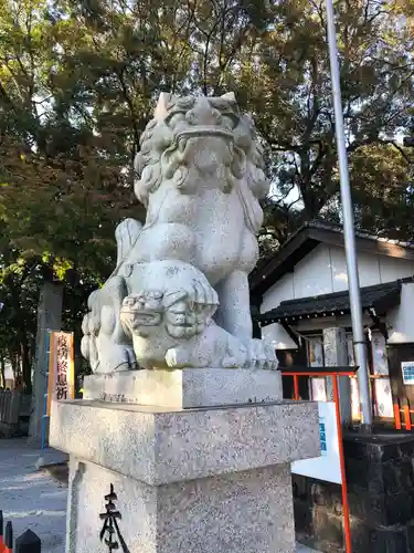 嘯吹八幡神社の狛犬