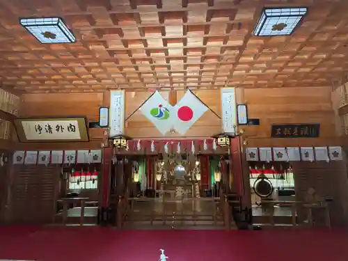 士別神社の本殿・本堂