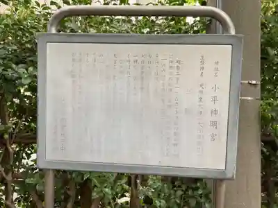 小平神明宮の歴史