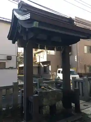 神楽坂若宮八幡神社の手水舎