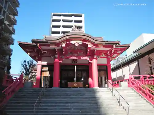 成子天神社の本殿・本堂