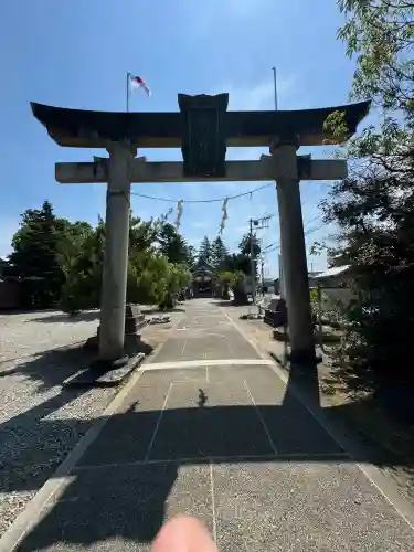 新川神社の鳥居