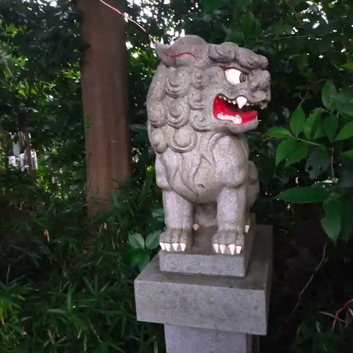 大麻止乃豆乃天神社の狛犬