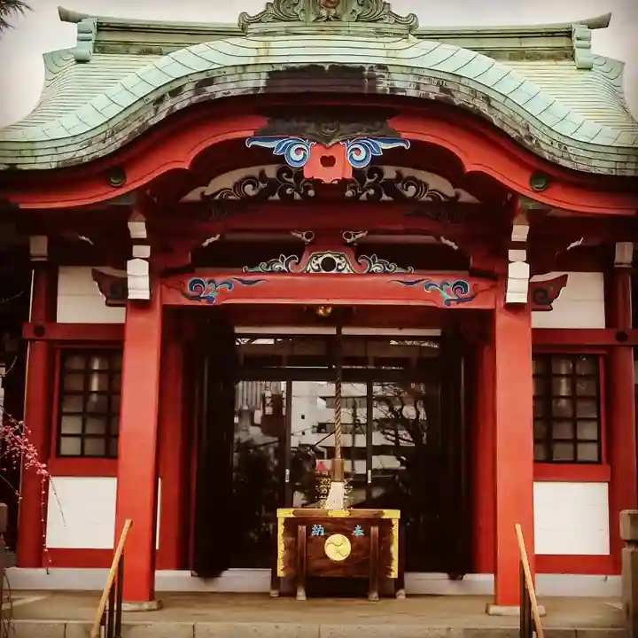 筑土八幡神社の本殿・本堂