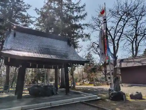 鷹栖神社の手水舎