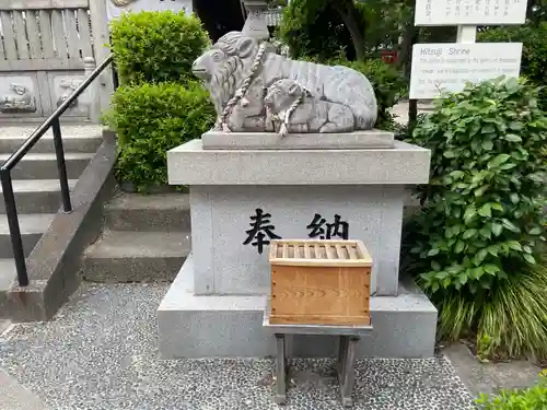 羊神社の狛犬