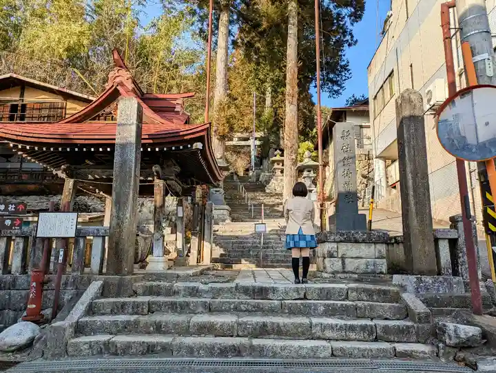 鉾持神社の山門・神門