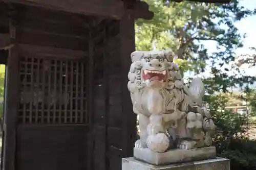 大井俣神社の狛犬