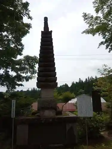 長岳寺の塔